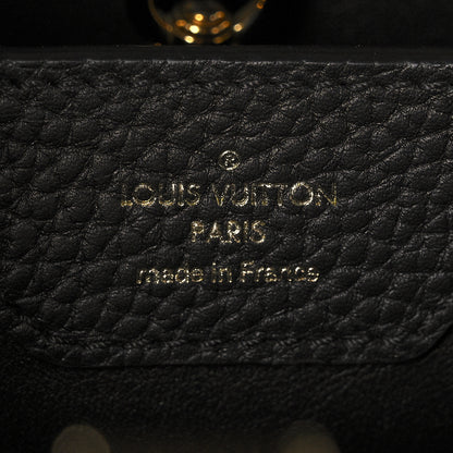 Louis Vuitton Taurillon Blooming Capucines PM Black 6 of 9