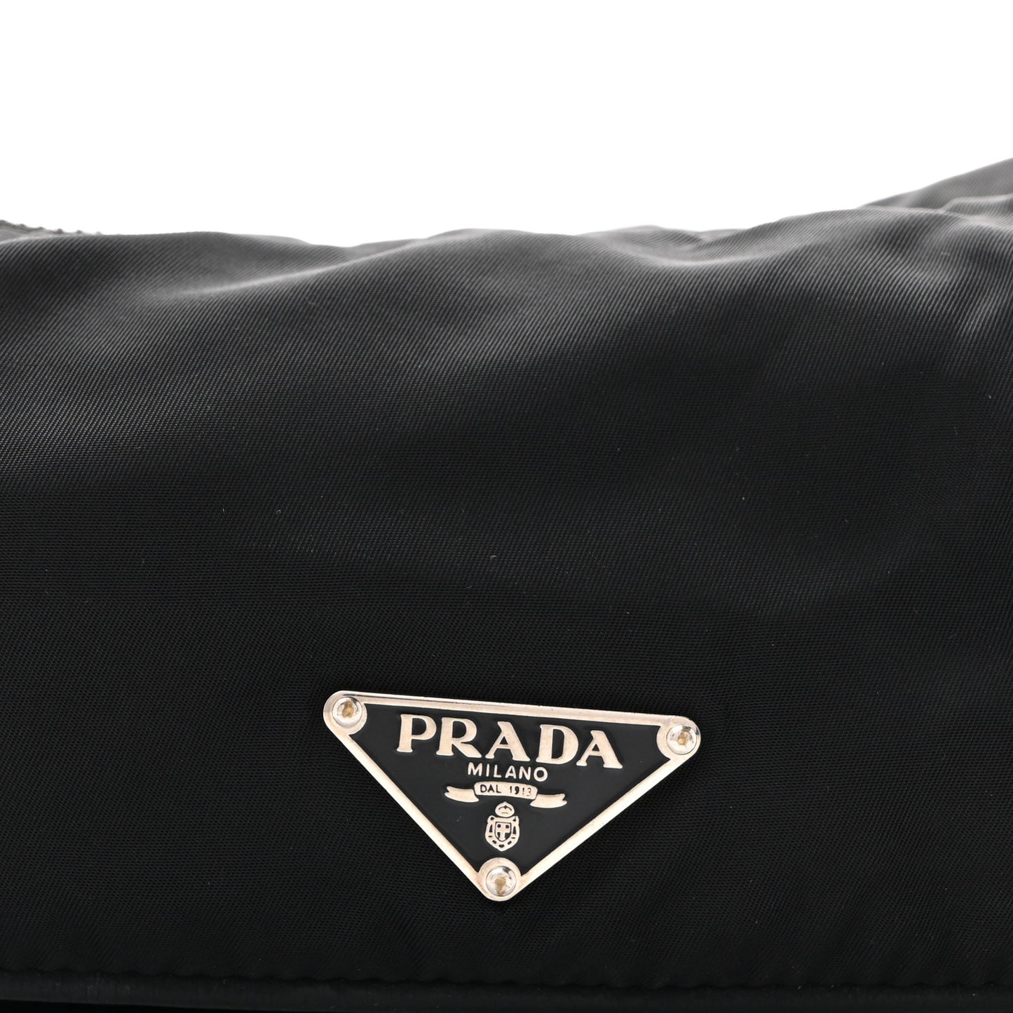 Tessuto Nylon Pochette Bag Black