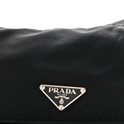 Prada Tessuto Nylon Pochette Bag Black 8 of 14