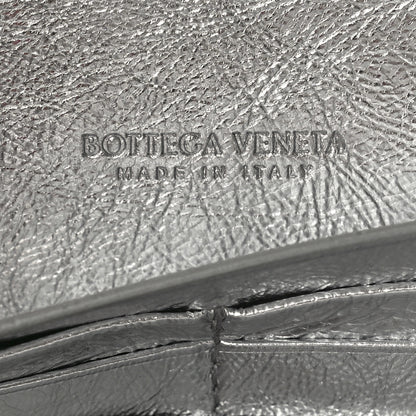 Bottega Veneta Metallic Nappa Intrecciato Long Andiamo Top Handle Silver 6 of 8