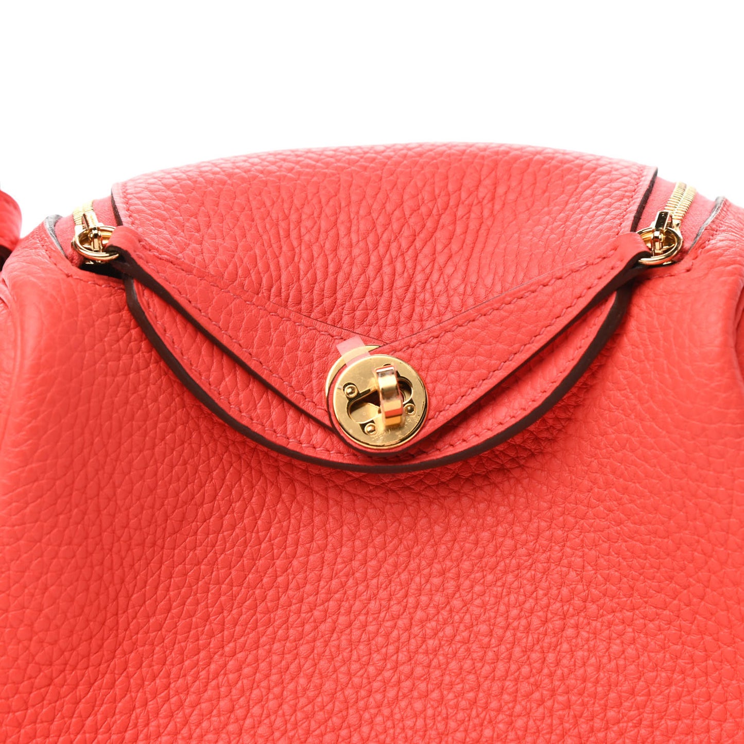 Taurillon Clemence Mini Lindy 20 Rose Texas