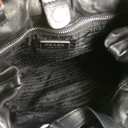 Prada Calfskin Leather Shoulder Bag Nero 6 of 10