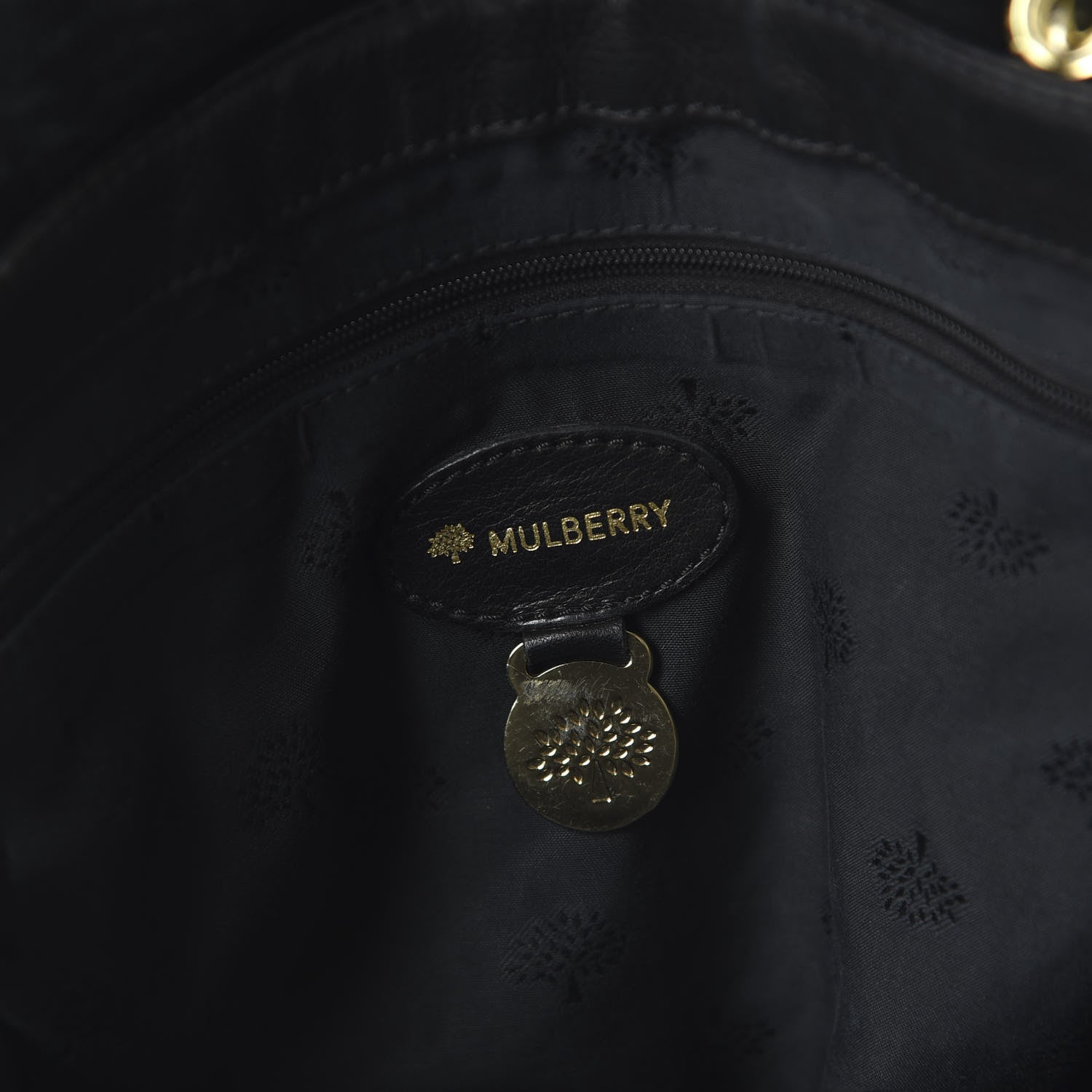 Mulberry Soft Grain Calfskin Tillie Satchel Black 8 of 10