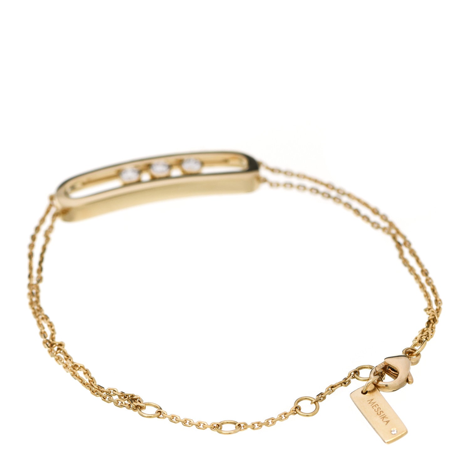 Messika 18K Yellow Gold Diamond Move Classique Bracelet 3 of 6
