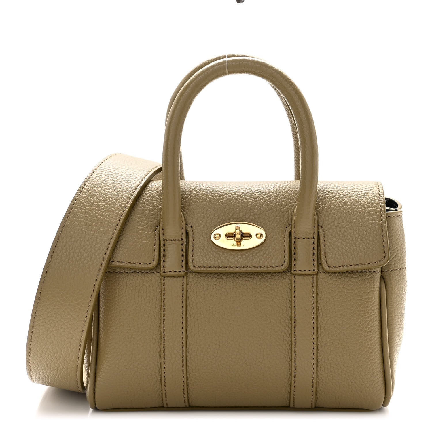 Mulberry Small Classic Grain Mini Bayswater Green 1 of 9