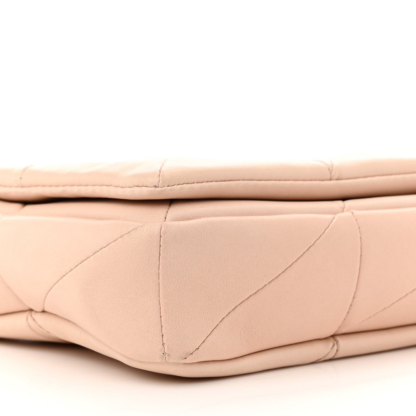 Lambskin Patchwork Monogram Medium Jamie Marble Pink