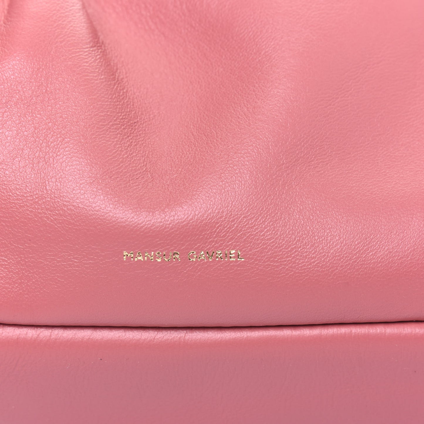 Lambskin Mini Cloud Clutch Blush