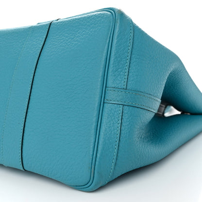 Hermes Vache Country Garden Party 36 MM Turquoise 8 of 16