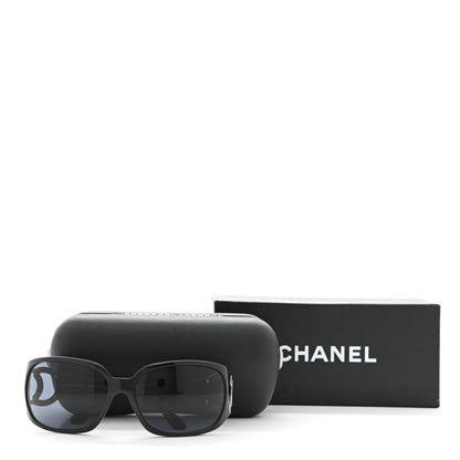 Chanel Acetate CC Sunglasses 6014 Black 8 of 9