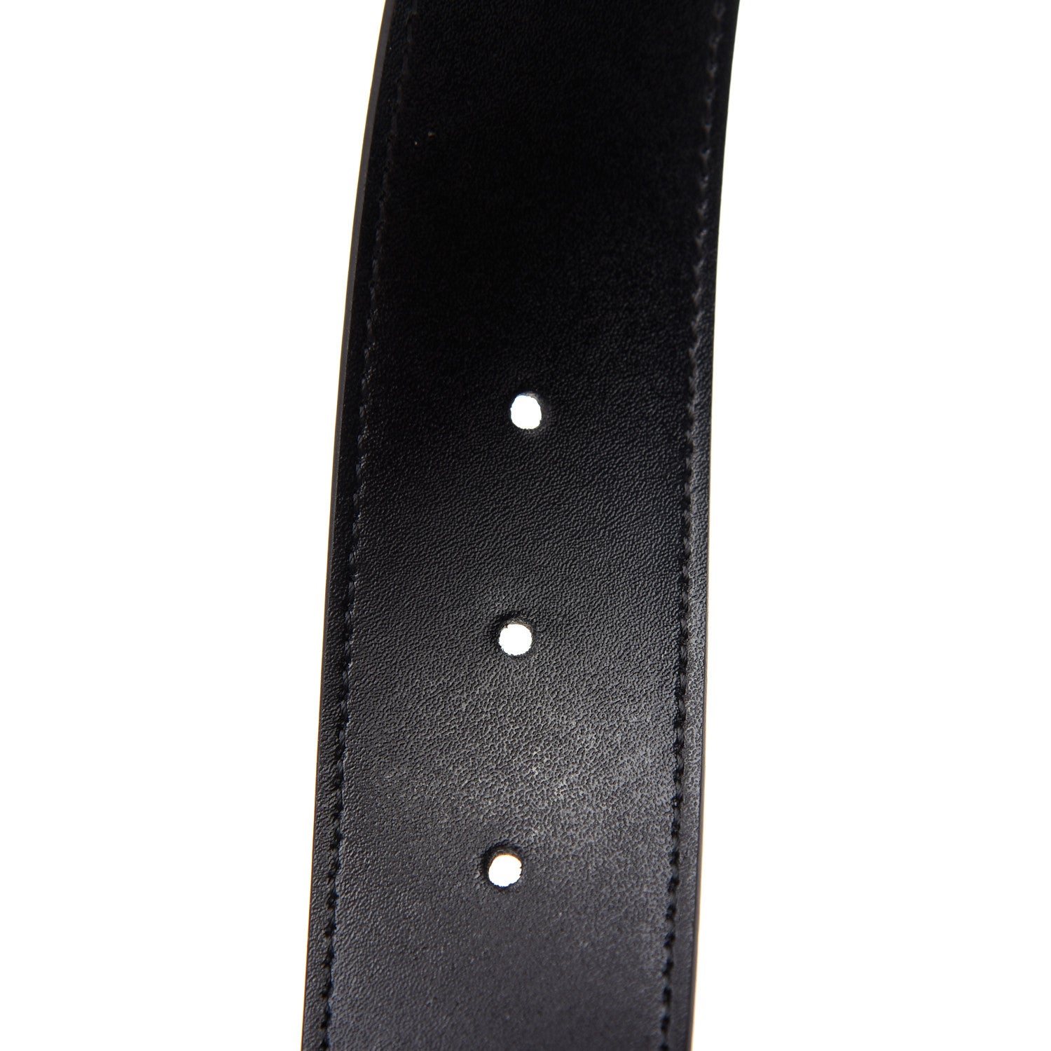 Fendi Vitello Liberty F is Fendi Bi-Color Reversible Belt 85 34 Black Peonia 3 of 4