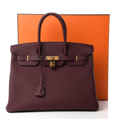 Hermes Togo Birkin 35 Bordeaux 11 of 11