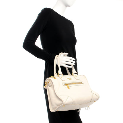 Prada Cervo Antik Shopping Satchel Talco 3 of 13