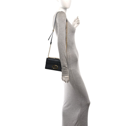 Christian Dior Calfskin 30 Montaigne East West Chain Flap Bag Black 2 of 10