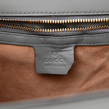 Gucci Calfskin Embroidered Medium Sylvie Top Handle Bag 6 of 11