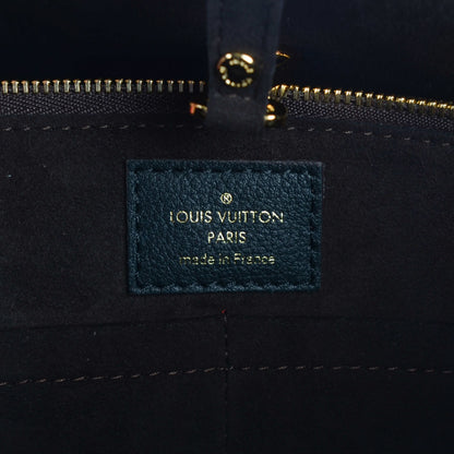 Louis Vuitton Calfskin Monogram Kimono Tote Black 6 of 7