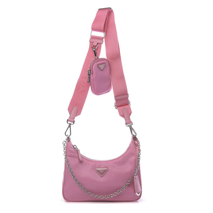 Prada Nylon Re-Edition 2005 Shoulder Bag Begonia 1 of 10