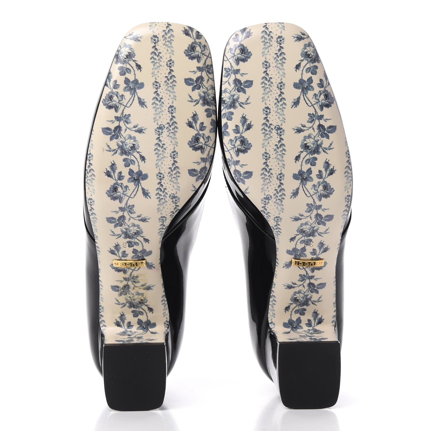 Gucci Vernice GG Victoire 55mm Loafer Pumps 38 Black 6 of 12