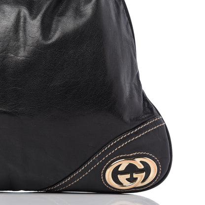Gucci Calfskin Medium New Britt Hobo Black 10 of 10