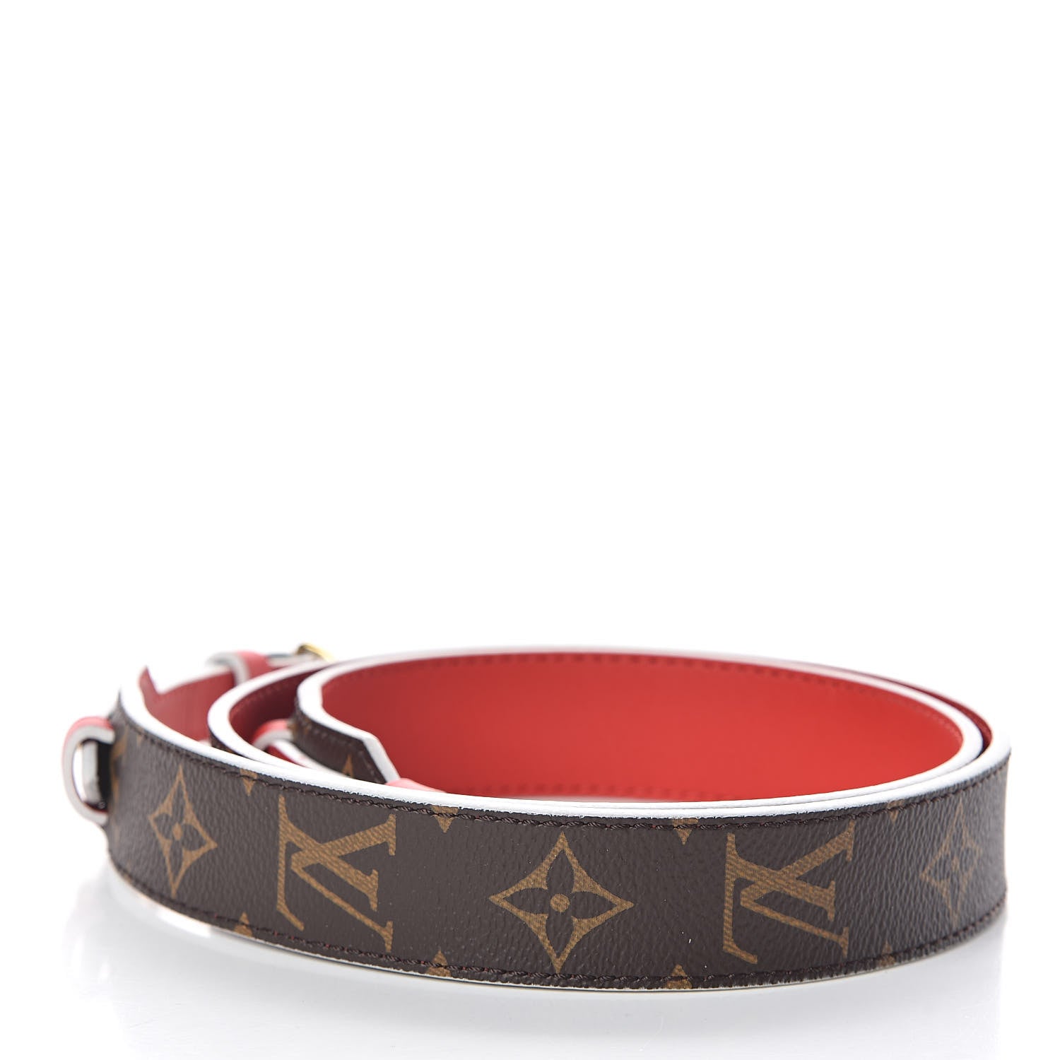 Louis Vuitton Monogram Bandouliere Shoulder Strap XL Coquelicot 2 of 4