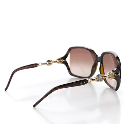 Gucci Crystal Sunglasses GG3584/S Brown 4 of 8