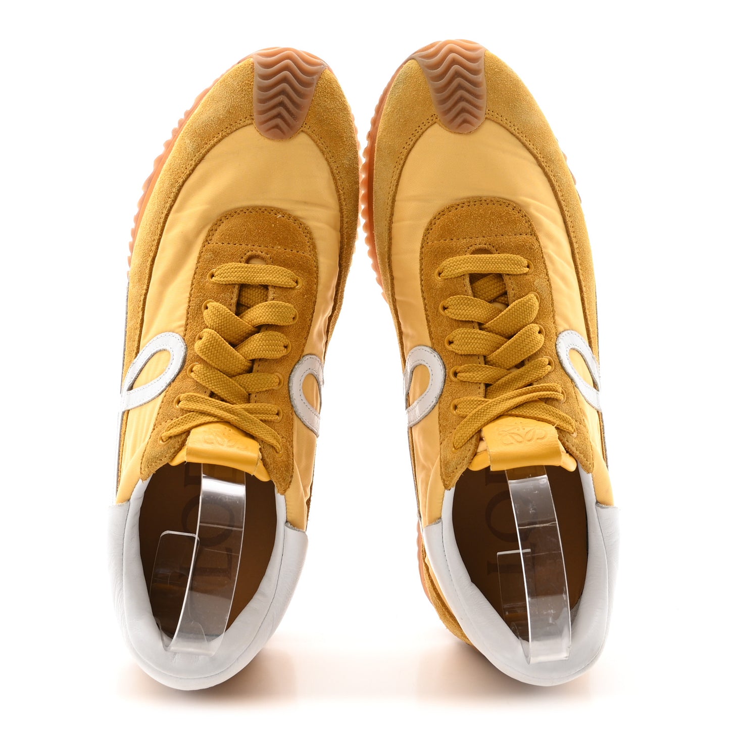 Nylon Suede Mens Flow Runner Sneakers  41 Facade