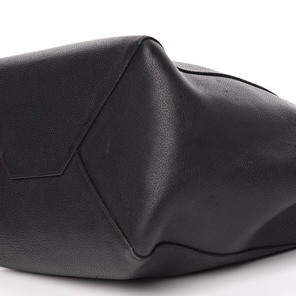 Celine Soft Grained Calfskin Small Belt Cabas Phantom Black 13 of 14