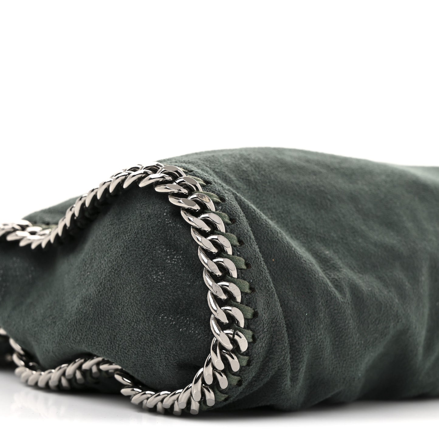 Shaggy Deer Mini Falabella Fold Over Tote Pine