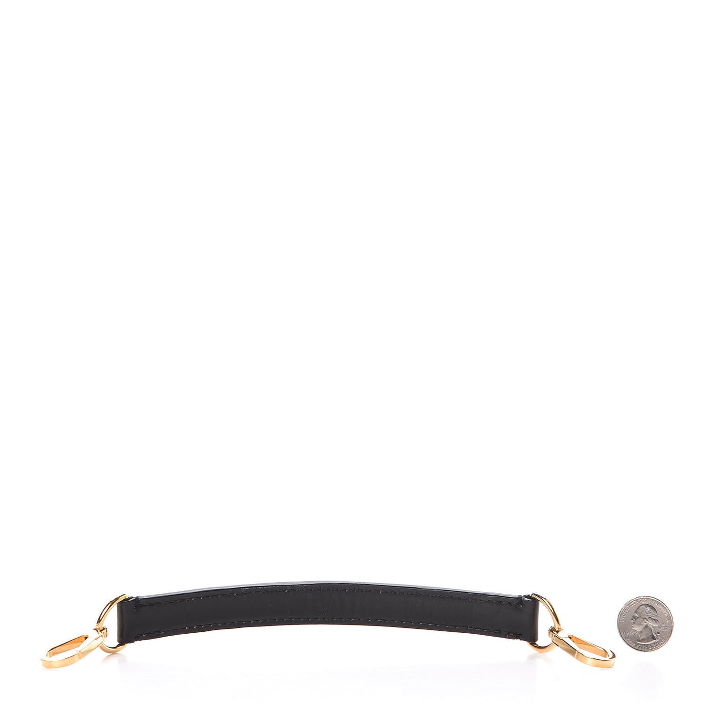 Calfskin Vivienne Short Strap Black
