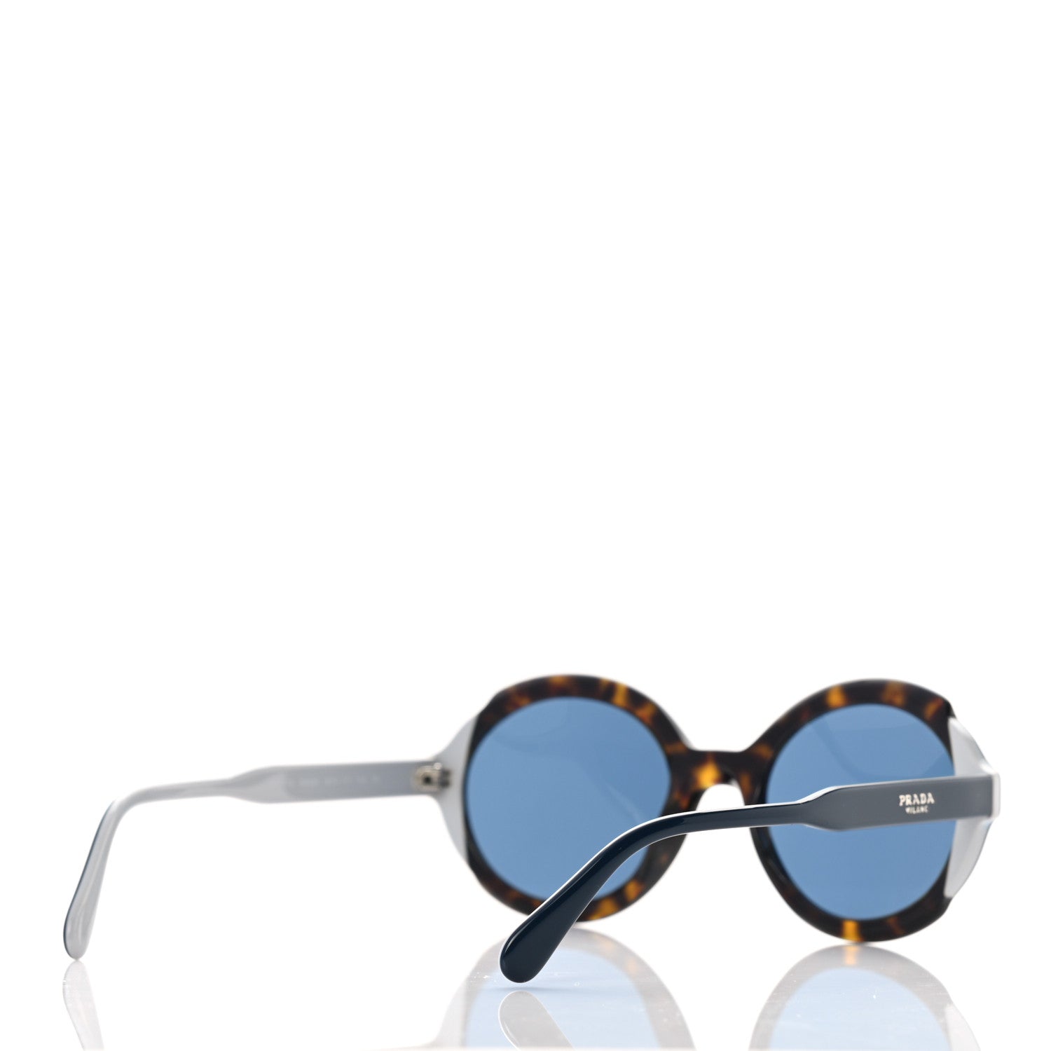 Prada Round SPR 17U Sunglasses Tortoise 4 of 8