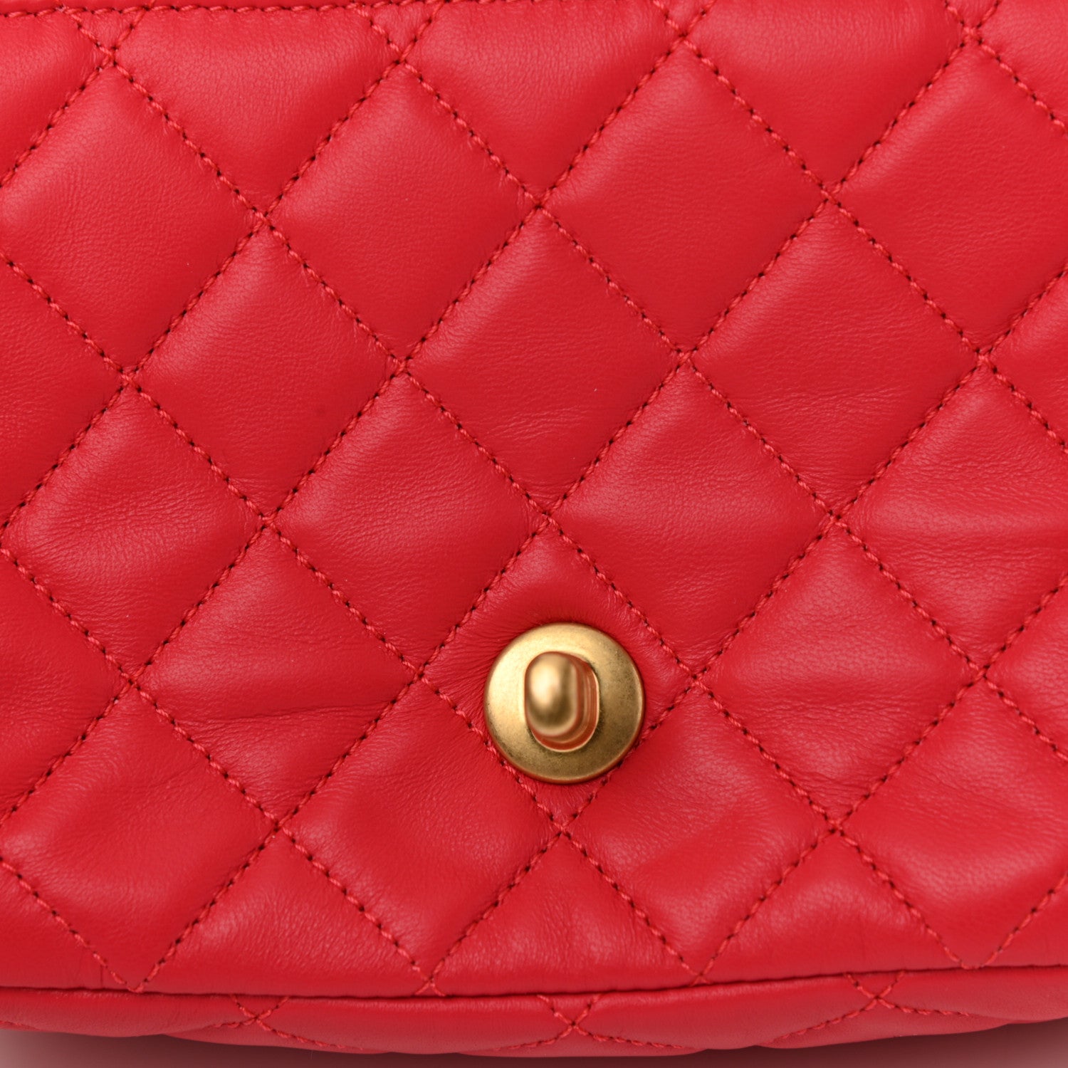 Chanel Lambskin Quilted Mini Pearl Crush Flap Red 12 of 13