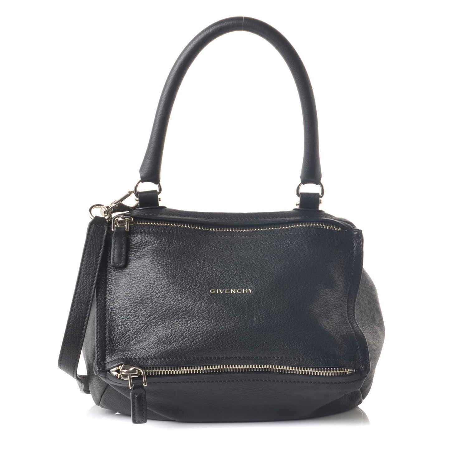 Sugar Goatskin Small Pandora Black