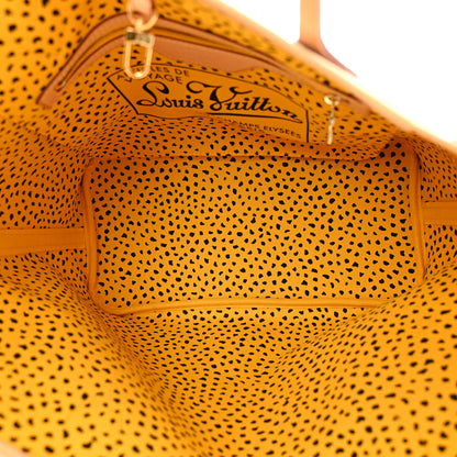 Louis Vuitton Monogram Kusama Waves Neverfull MM Yellow 5 of 12