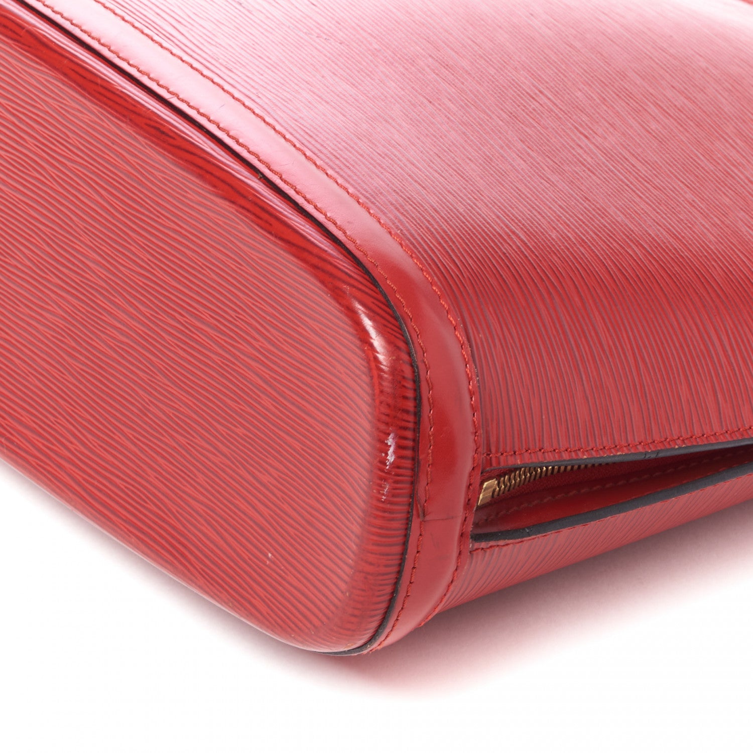 Louis Vuitton Epi Lussac Castillan Red 4 of 8