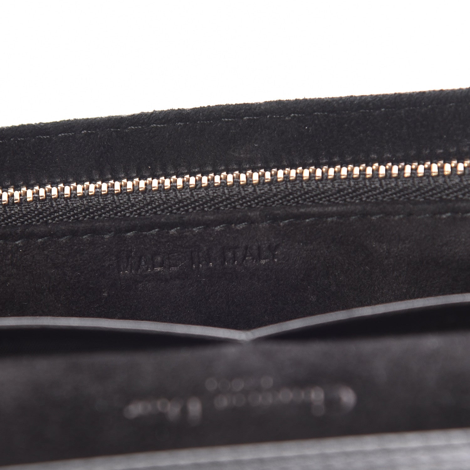 Christian Dior Calfskin Studded Diorama Wallet on Chain Pouch Black 7 of 10