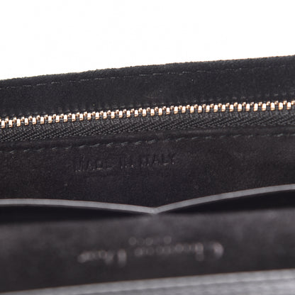 Christian Dior Calfskin Studded Diorama Wallet on Chain Pouch Black 7 of 10