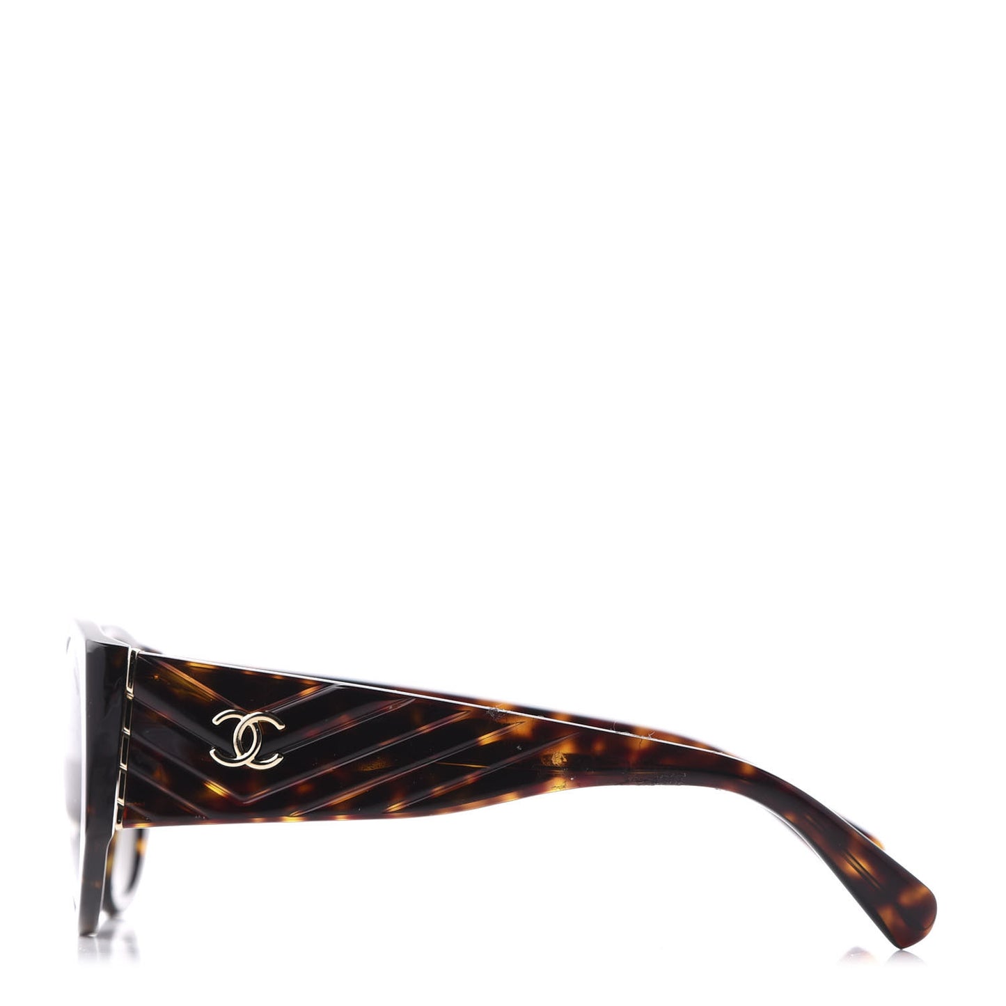 Acetate Polarized Oval Sunglasses 5411 Brown