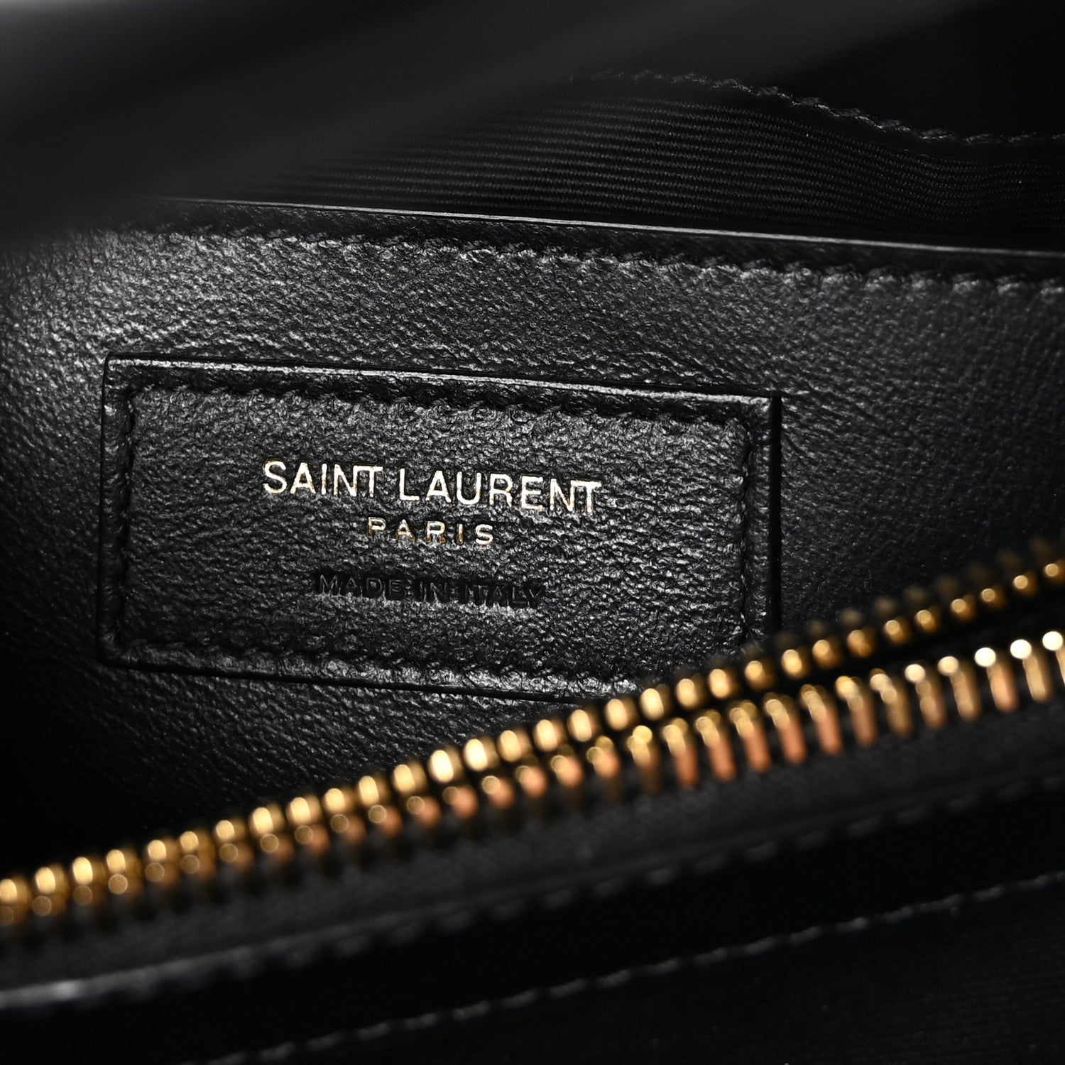 Saint Laurent Calfskin Y Quilted Monogram Small Loulou Chain Satchel Black 6 of 10