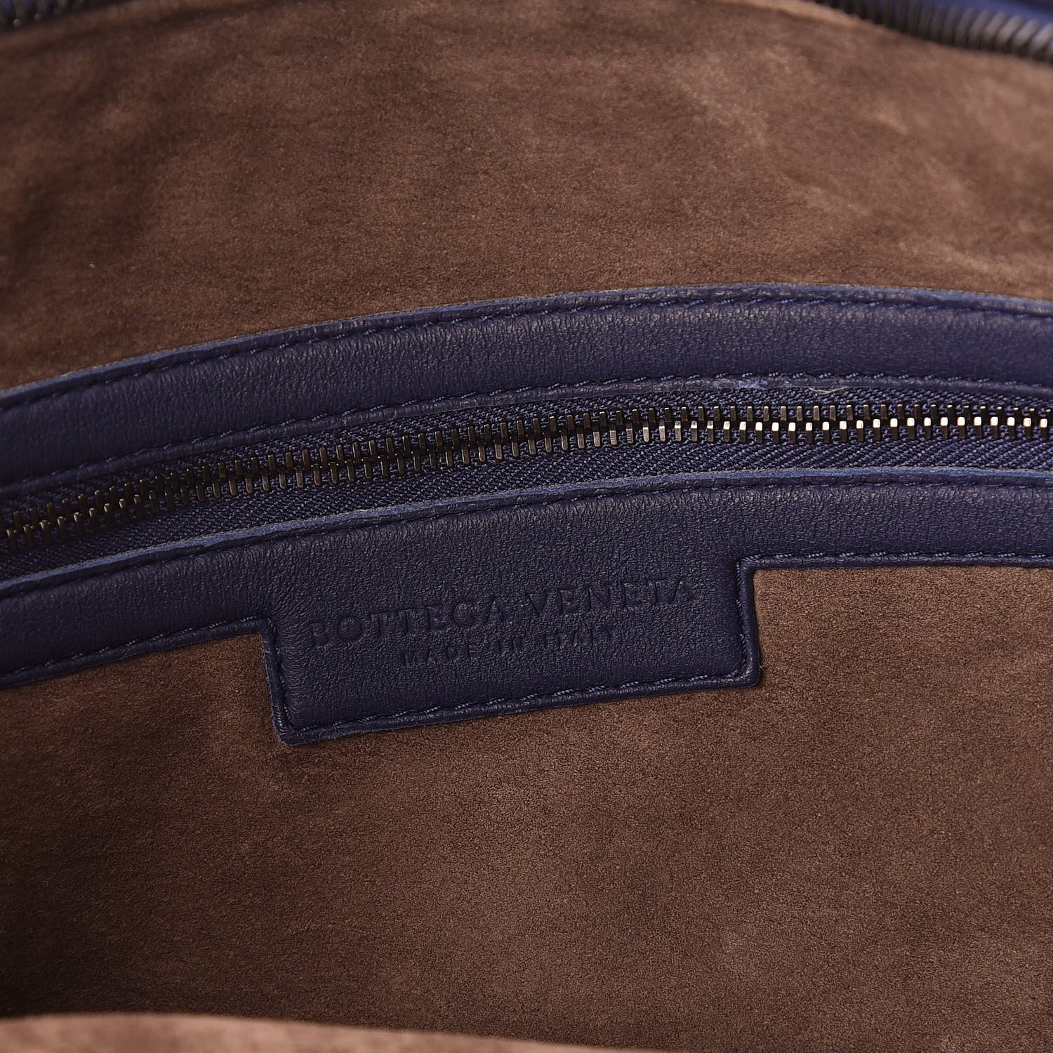 Bottega Veneta Nappa Silk Mini Ponza Devore Fuzzy Hobo Indigo 6 of 10