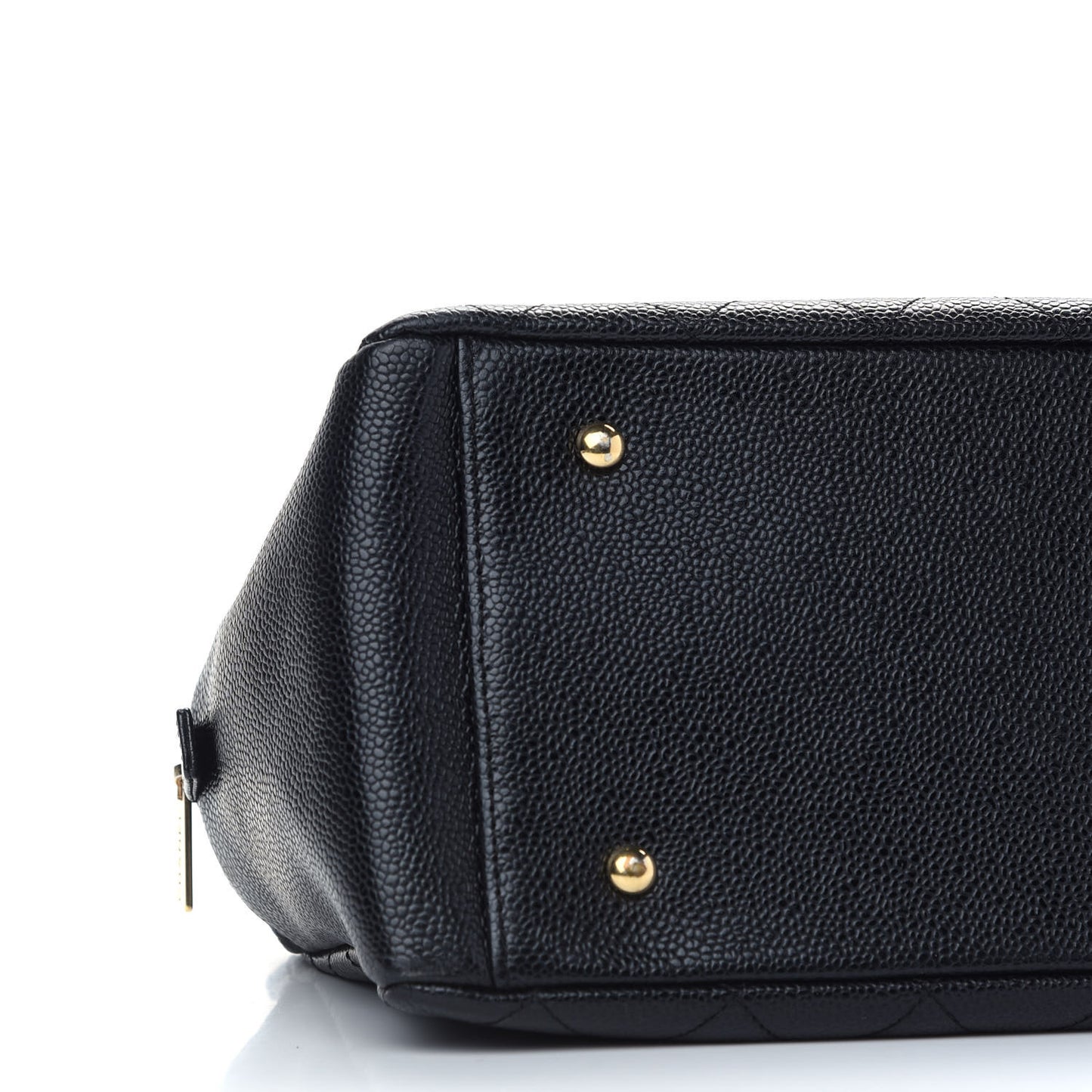 Caviar Quilted Petit Timeless Tote PTT Black