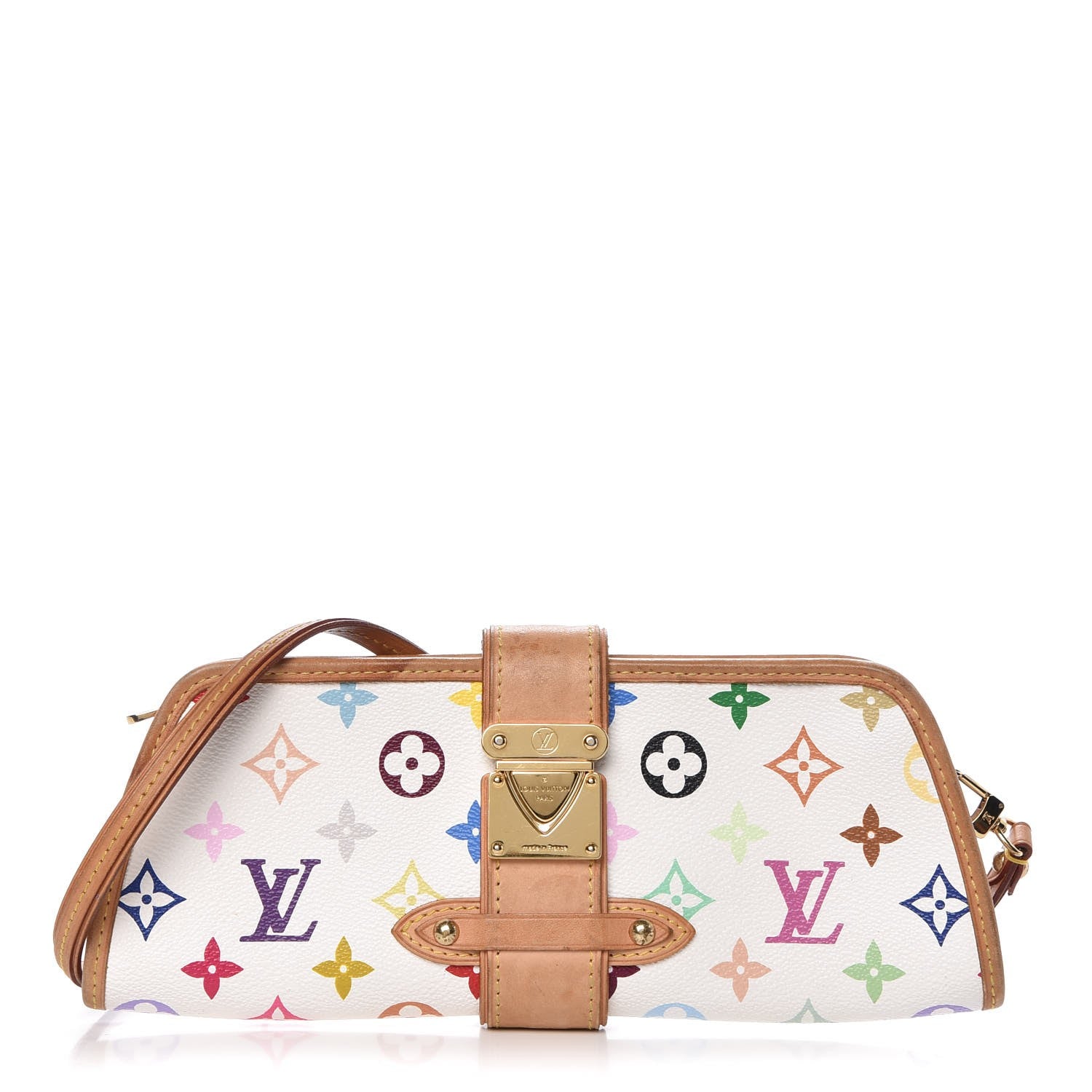 Louis Vuitton Monogram Multicolor Shirley White 1 of 13
