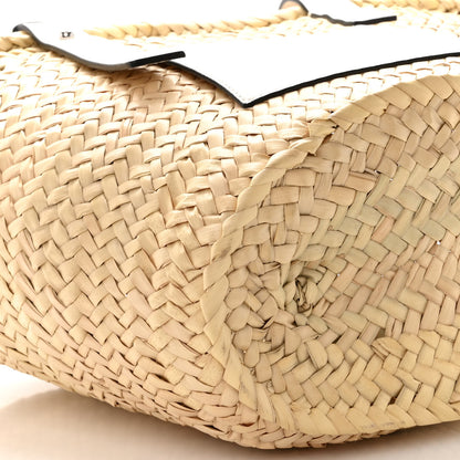 Loewe Raffia Small Basket Tote Bag Natural White 7 of 8