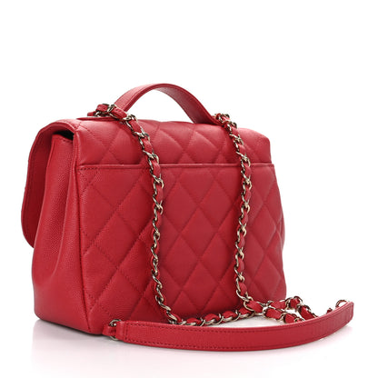 Chanel Caviar Quilted Medium Business Affinity Flap Red 3 of 9