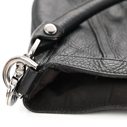 Gucci Pebbled Calfskin Medium Abbey Convertible Tote Black 11 of 17