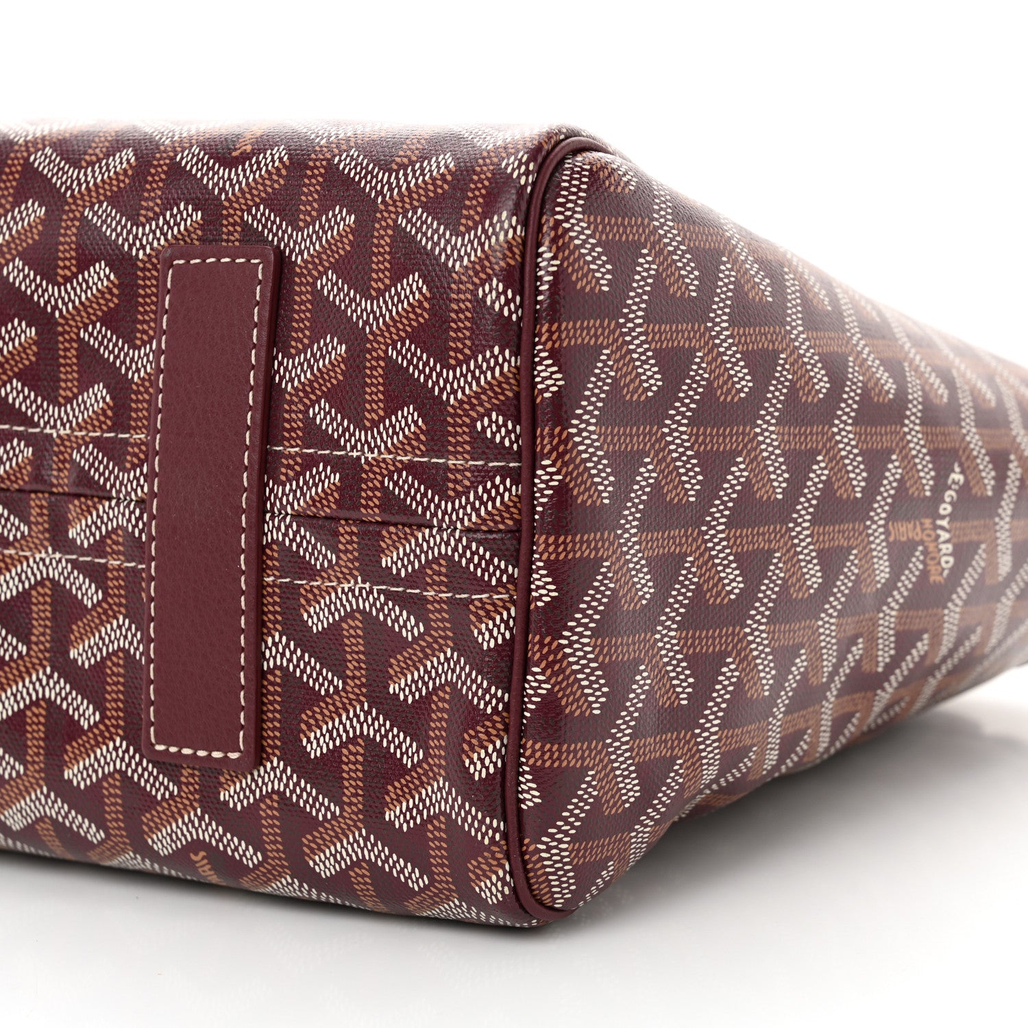 Goyard Goyardine Rouette PM Burgundy 9 of 10