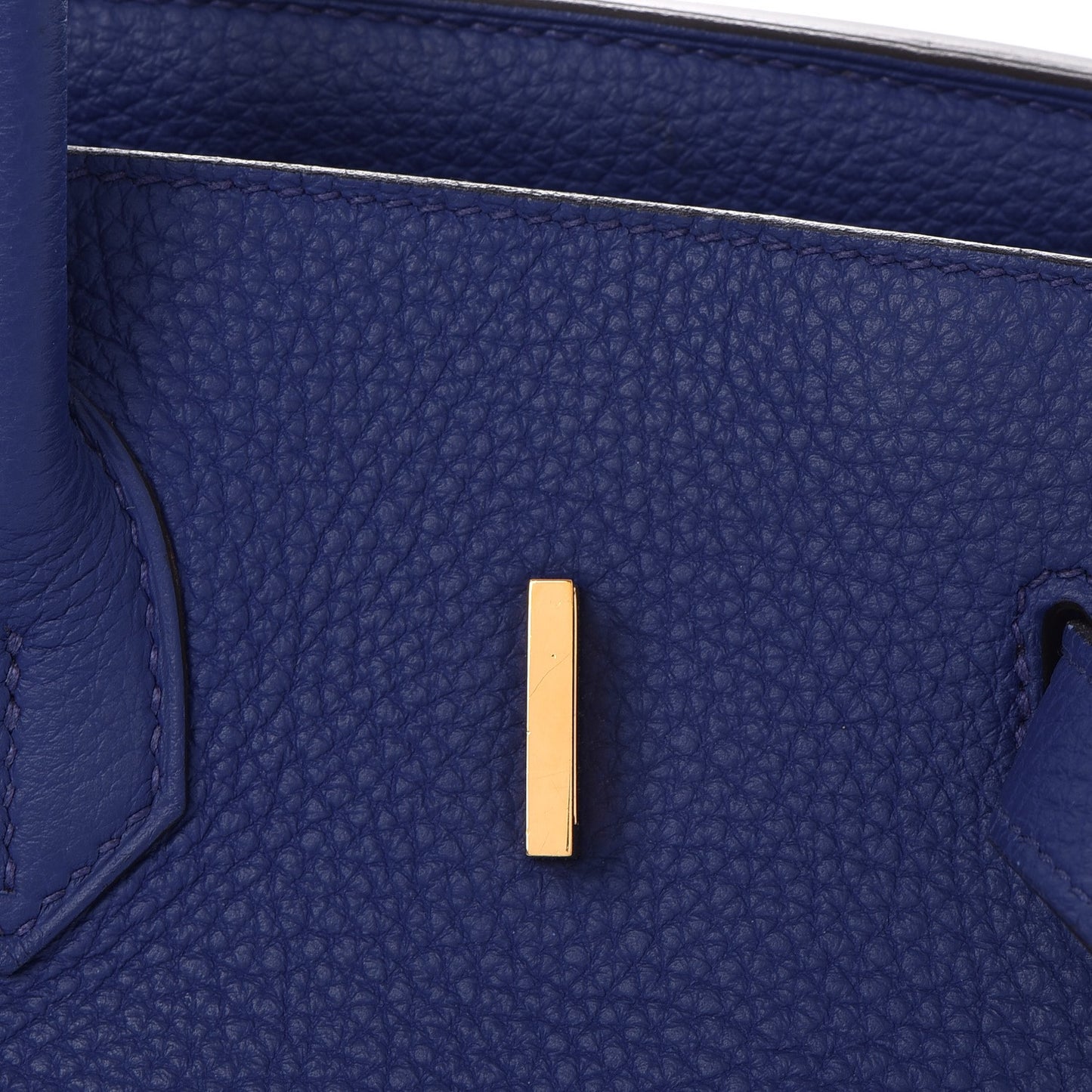 Togo Birkin 35 Bleu Electrique