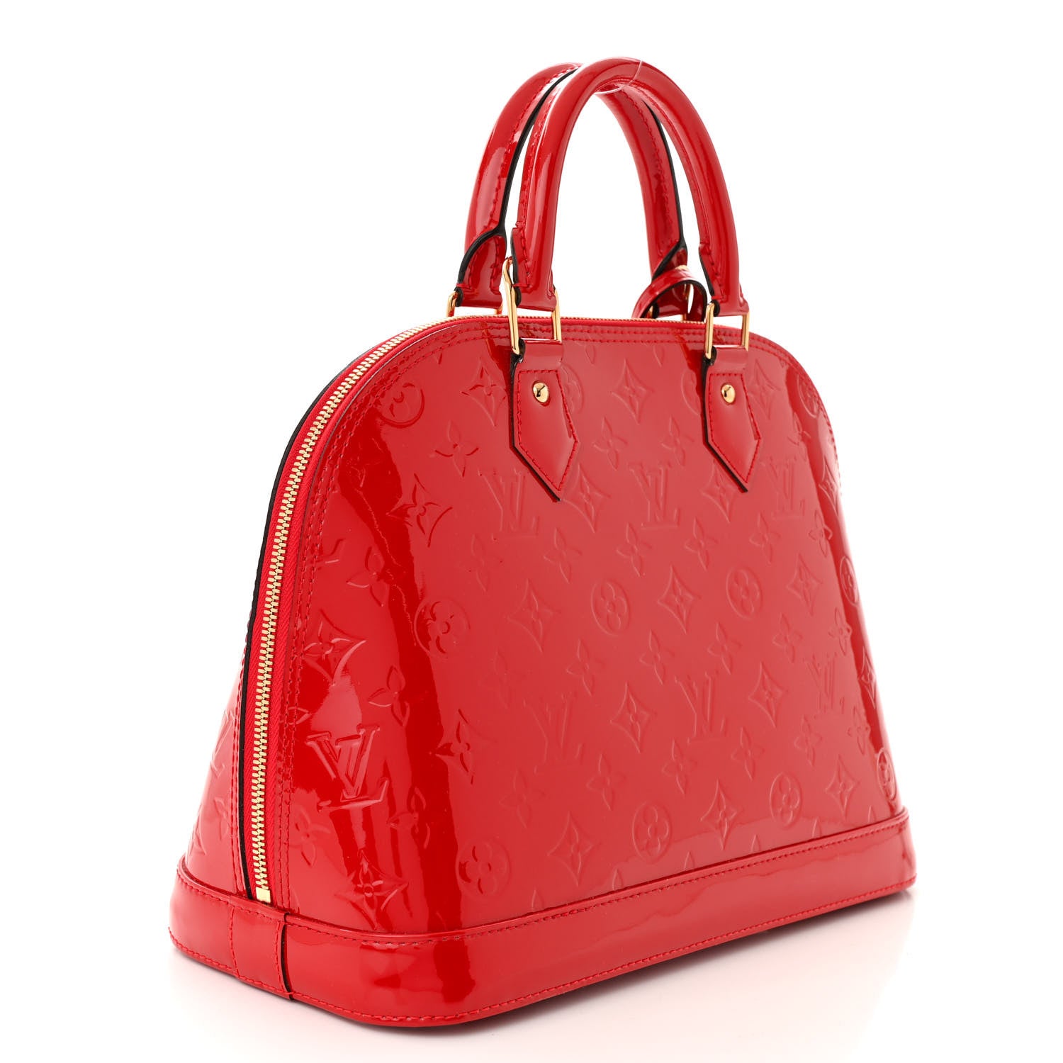 Louis Vuitton Vernis Alma PM Rose Indien 2 of 11