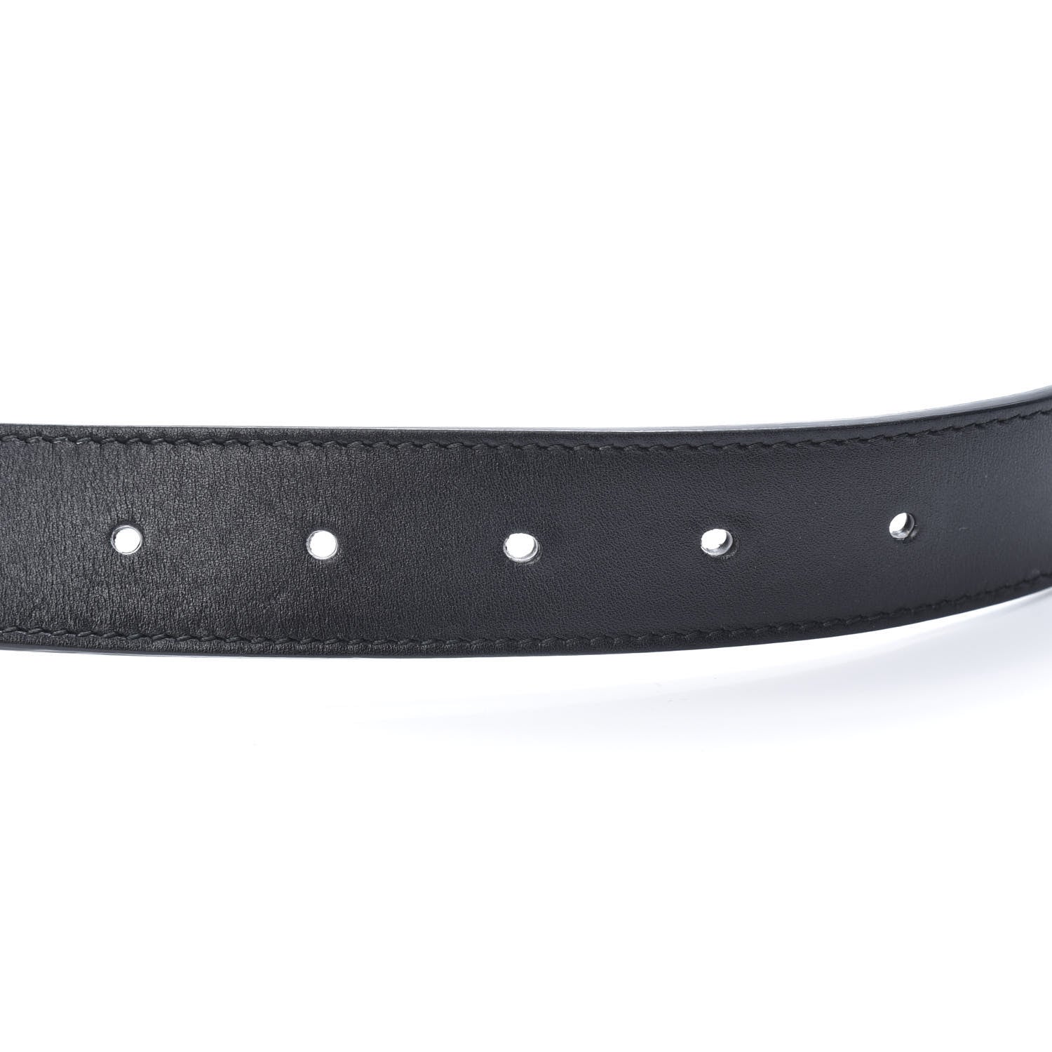 Gucci Calfskin Double G 30mm Belt 75 30 Black 4 of 5
