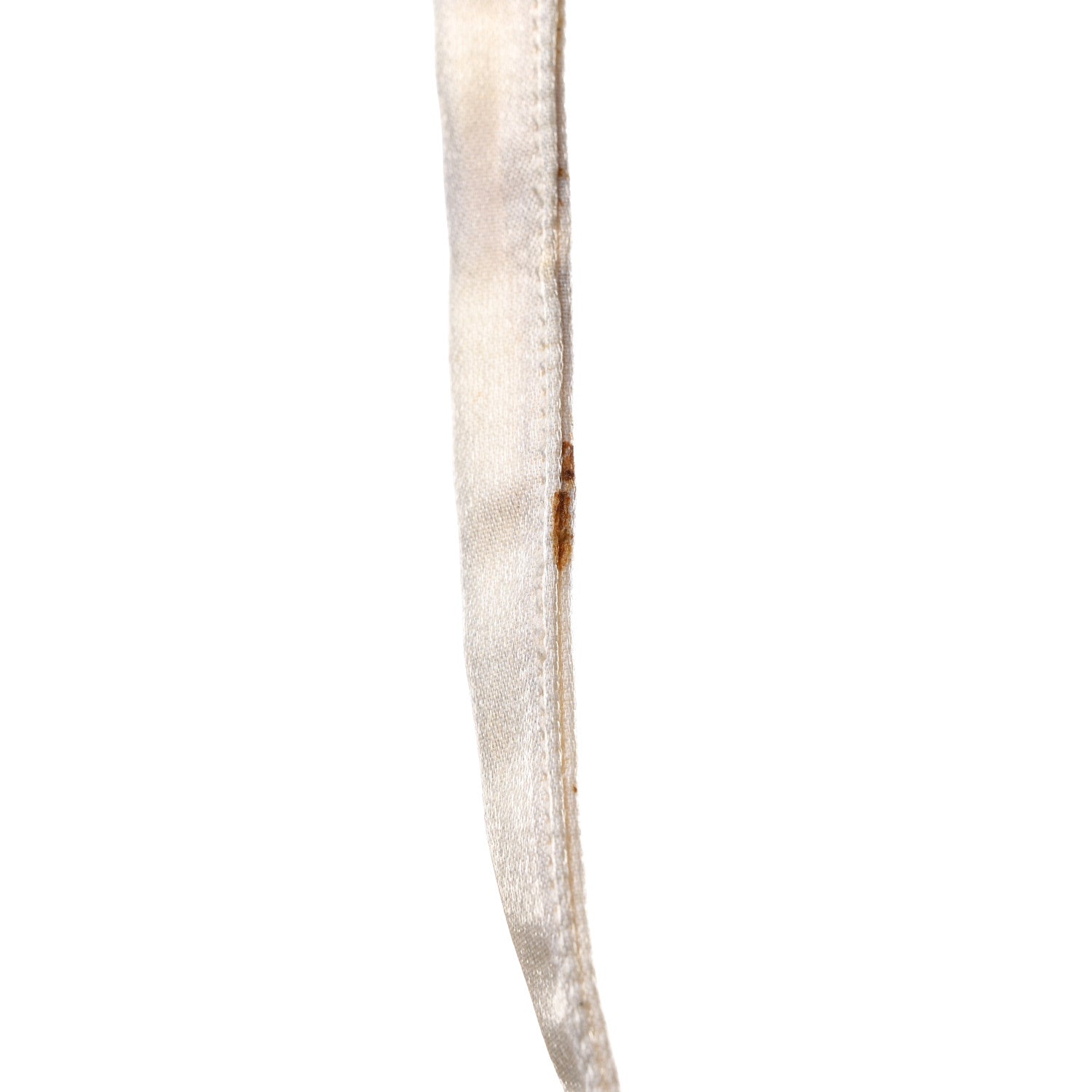 Chanel Satin Cap Toe Ballerina Ankle Wrap Flats 40 White Beige 10 of 12