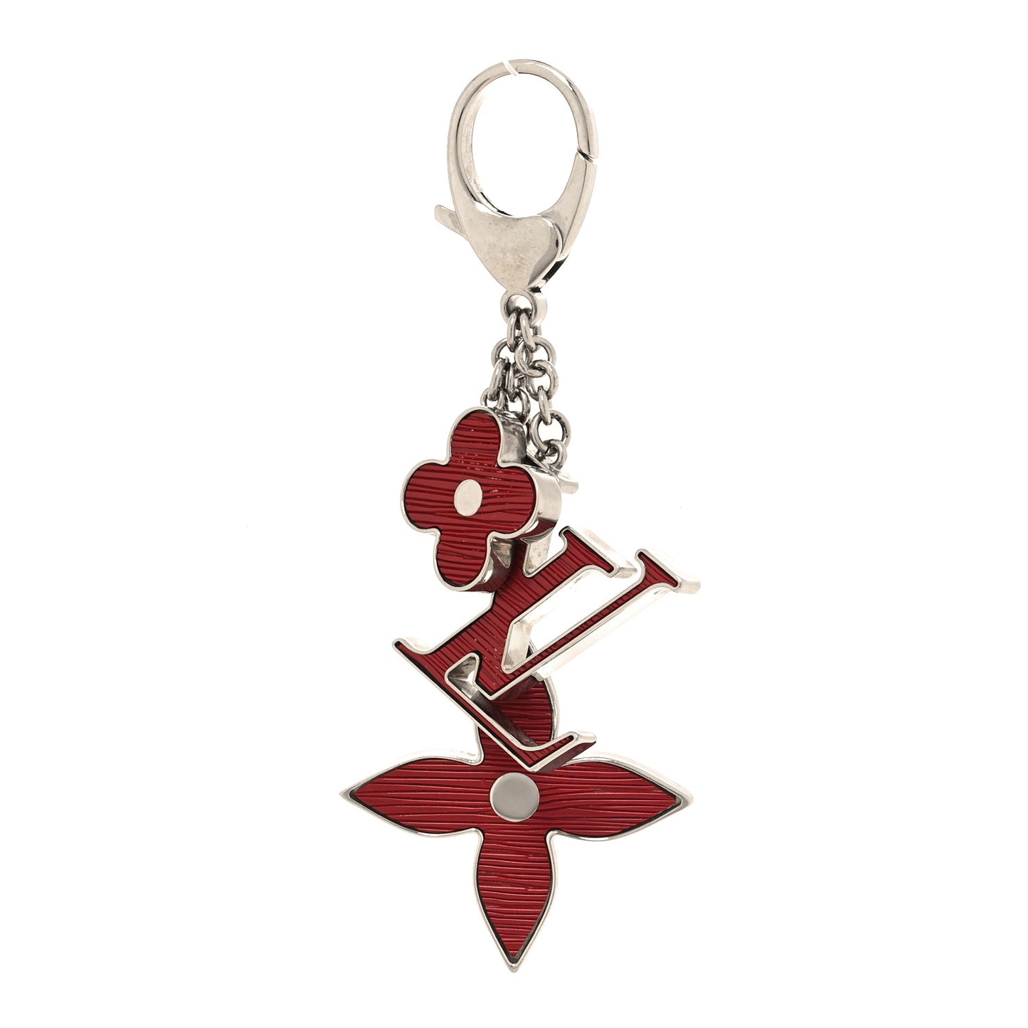 Fleur d Epi Bag Charm Fuchsia