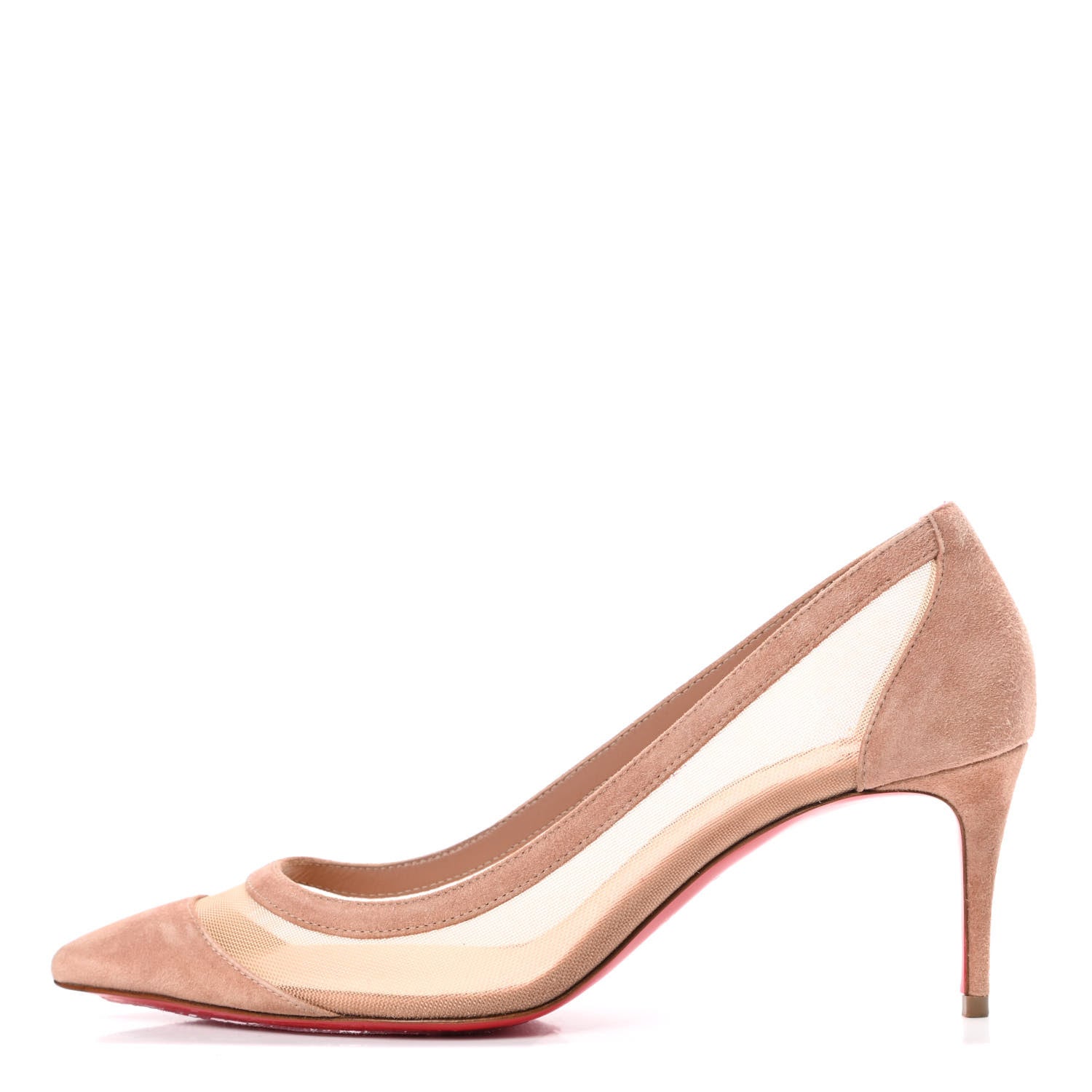 Christian Louboutin Veau Velours Rete Galativi 70 Pumps 36.5 Courtisane 1 of 11
